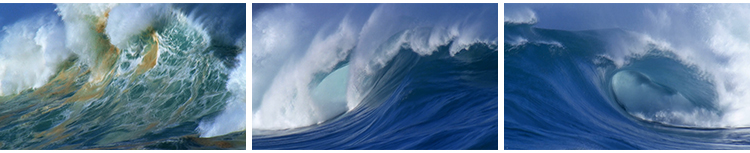 海浪冲击波涛汹涌巨大海浪景岸岩石沙滩大气震撼LED背景视频素材