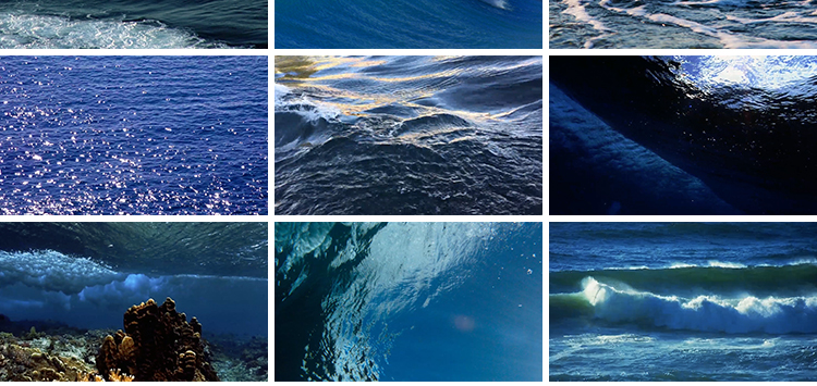 海浪冲击波涛汹涌巨大海浪景岸岩石沙滩大气震撼LED背景视频素材