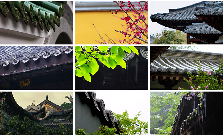 4K寺庙寺院禅意佛系古风古寺古庙建筑屋檐意境清新风景短视频素材