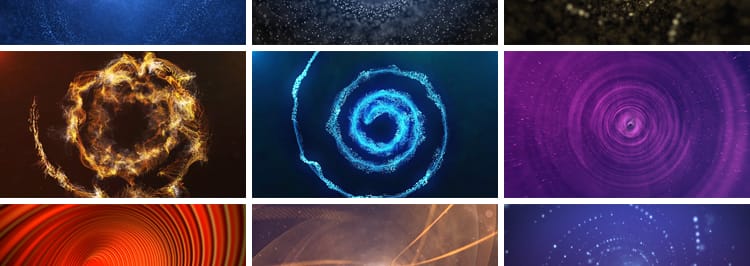 时空隧道穿梭虫洞旋涡转动粒子晚会歌舞台大屏幕背景LED视频素材