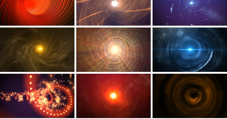 时空隧道穿梭虫洞旋涡转动粒子晚会歌舞台大屏幕背景LED视频素材