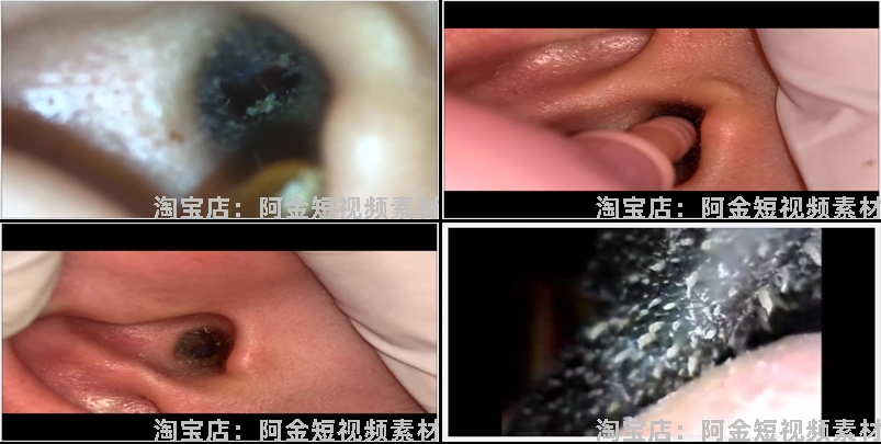 国外助眠直播素材哄睡助眠采耳解压掏耳朵中长高清自媒体视频引流
