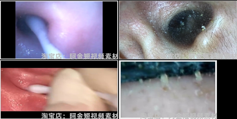 国外助眠直播素材哄睡助眠采耳解压掏耳朵中长高清自媒体视频引流