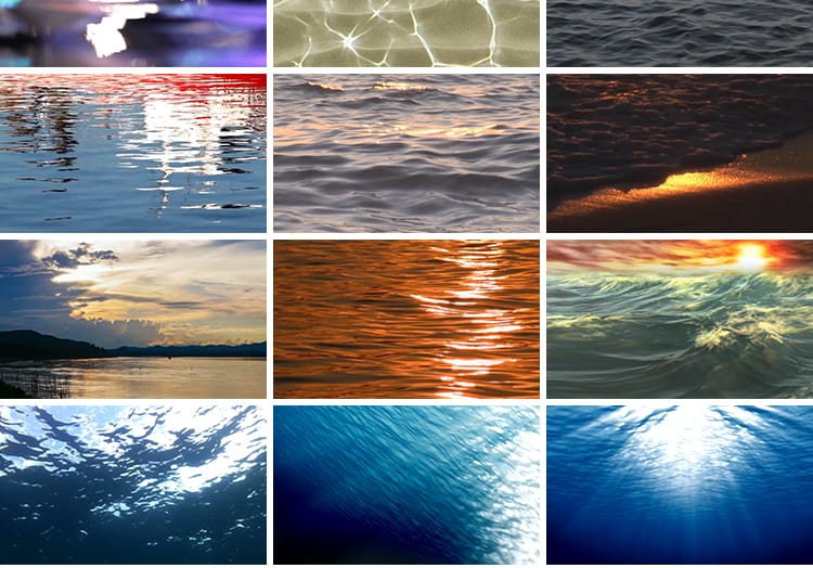 水面波光粼粼湖面海波纹涟漪江河荡漾唯美空镜头自媒体短视频素材