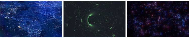 科技电子类抽象数字互联网金融通讯信息经济科幻蓝色背景视频素材