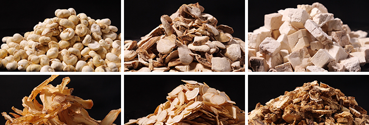 中草药当归黄芪甘草麦冬茯苓陈皮晒干植物药材实拍高清短视频素材