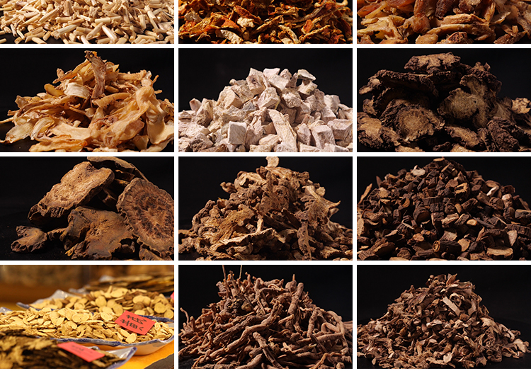 中草药当归黄芪甘草麦冬茯苓陈皮晒干植物药材实拍高清短视频素材