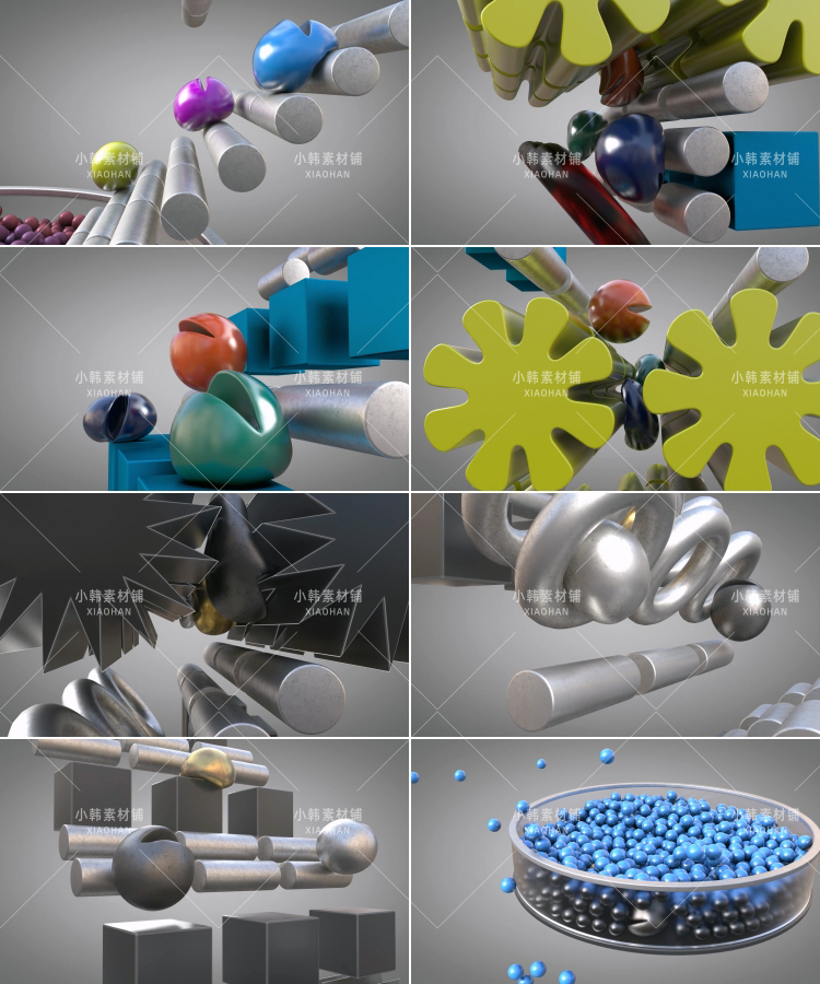 解压球体三维减压生活心理缓解轻松3D横屏短视频抖音热门素材