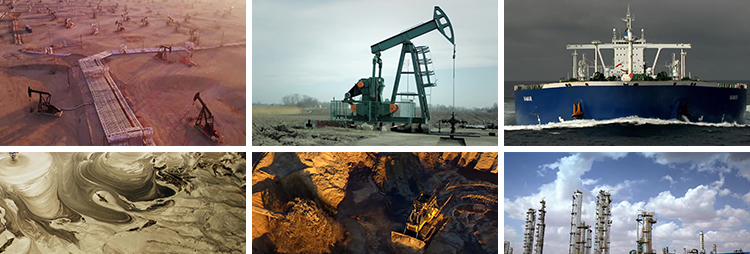 能源石油采油油井钻井海上夕阳开采工业化工矿井油田石化视频素材