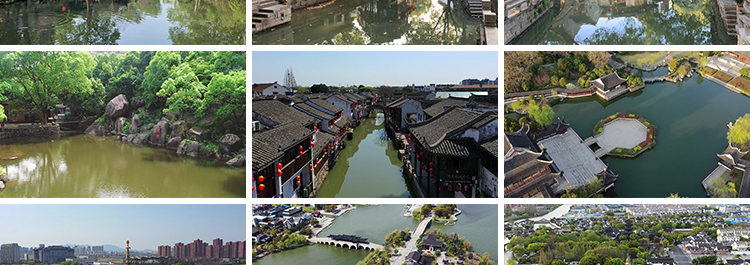 苏州园林古镇建筑古朴房屋凉亭湖水巷古典景色旅游景区短视频素材