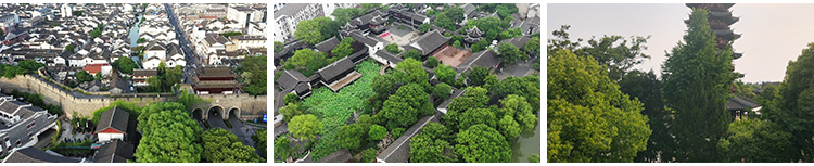 苏州园林古镇建筑古朴房屋凉亭湖水巷古典景色旅游景区短视频素材