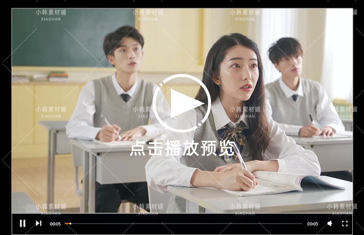 人物教育学习培训看书写字特写励志横屏高清无水印自媒体视频素材