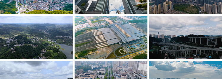 贵阳城市建筑风光地标CBD航拍延时旅游夜景点摄影宣传片视频素材