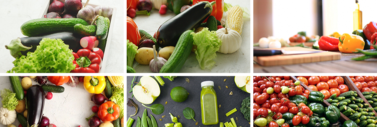 蔬菜西红柿辣椒菜椒彩椒茄子蘑菇切菜食材配菜宣传实拍短视频素材