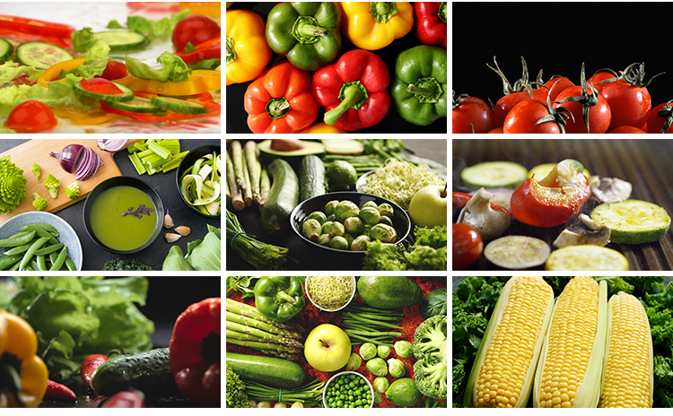 蔬菜西红柿辣椒菜椒彩椒茄子蘑菇切菜食材配菜宣传实拍短视频素材