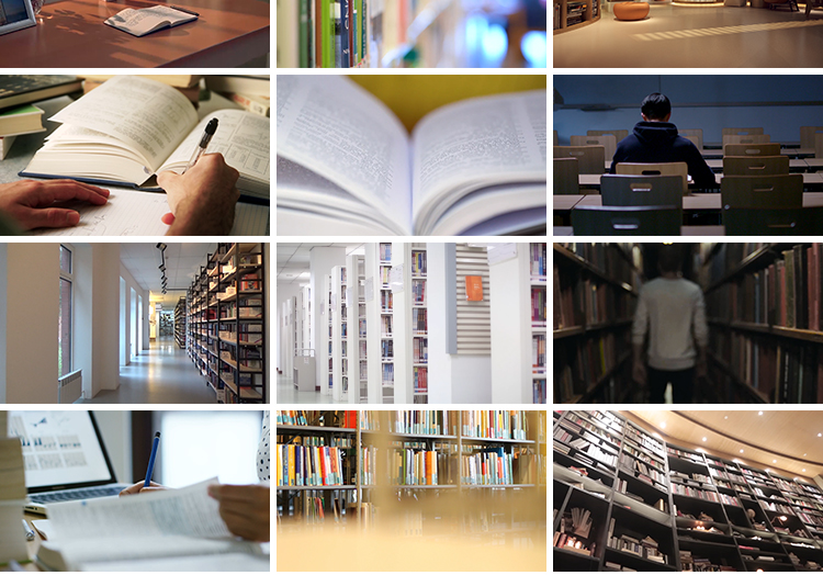 看书学习阅读知识图书馆书店写作特写翻书写字励志自媒体视频素材