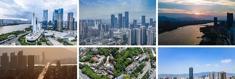 福建福州城市建筑航拍地标延时摄影三坊七巷宣传片CBD短视频素材