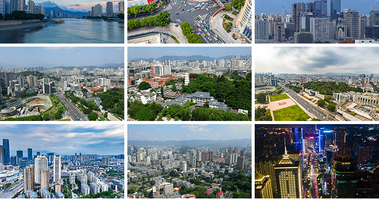 福建福州城市建筑航拍地标延时摄影三坊七巷宣传片CBD短视频素材