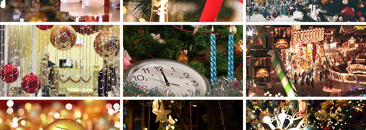 圣诞节平安夜圣诞树幸运球氛围祝福抖音快手自媒体剪辑短视频素材