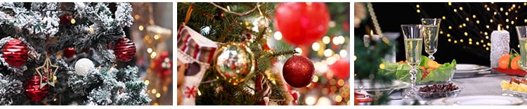 圣诞节平安夜圣诞树幸运球氛围祝福抖音快手自媒体剪辑短视频素材