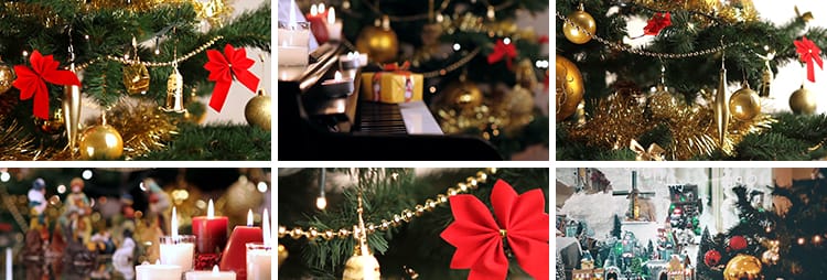 圣诞节平安夜圣诞树幸运球氛围祝福抖音快手自媒体剪辑短视频素材