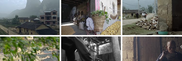 农村生活留守空巢孤寡老人土屋瓦房子年代贫困家庭五保户视频素材