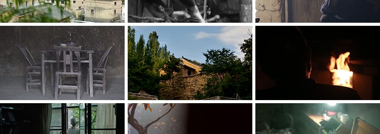 农村生活留守空巢孤寡老人土屋瓦房子年代贫困家庭五保户视频素材