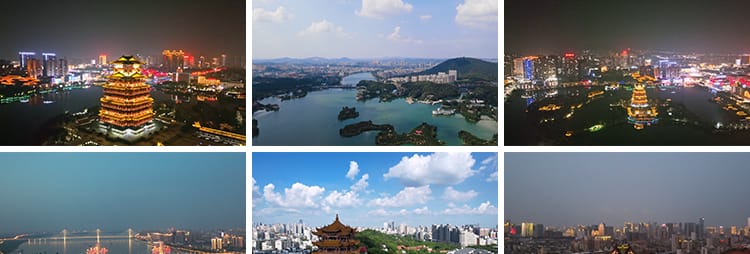 4K湖北武汉城市风光旅游景点景区高楼大厦长江大桥剪辑短视频素材