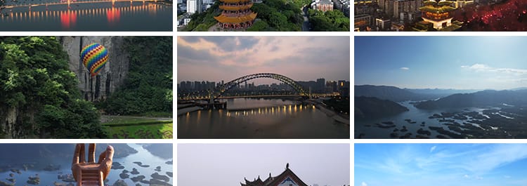 4K湖北武汉城市风光旅游景点景区高楼大厦长江大桥剪辑短视频素材