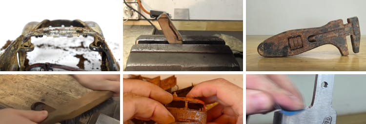 手艺人模型修复改造老旧物手工上锈翻新破旧解压减压抖音视频素材