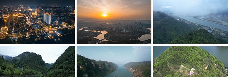 湖北宜昌城市风光旅游景点景区长江三峡大坝壮丽山河航拍视频素材