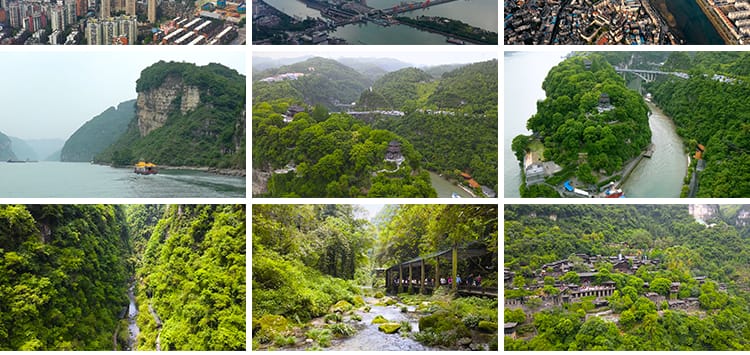 湖北宜昌城市风光旅游景点景区长江三峡大坝壮丽山河航拍视频素材