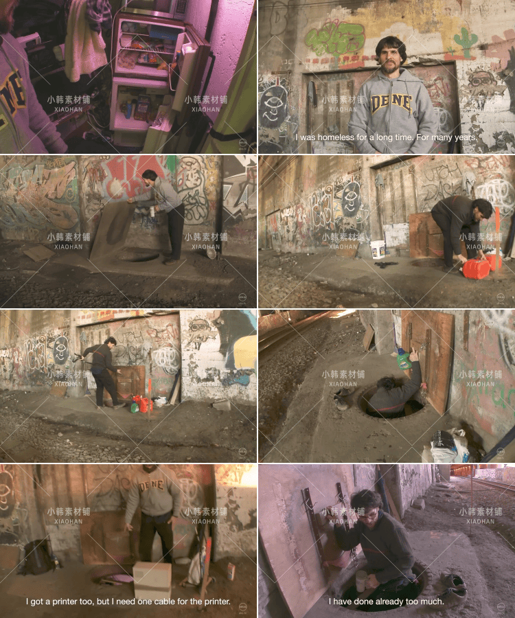 美国穷人生活纪录片住在纽约地自媒体电影解说抖音短视频素材