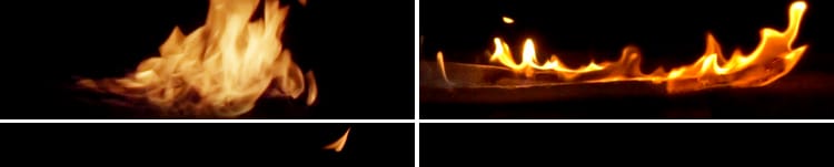 火焰火苗火堆篝火大火燃烧动态效果pr_ae合成MOV透明通道视频素材