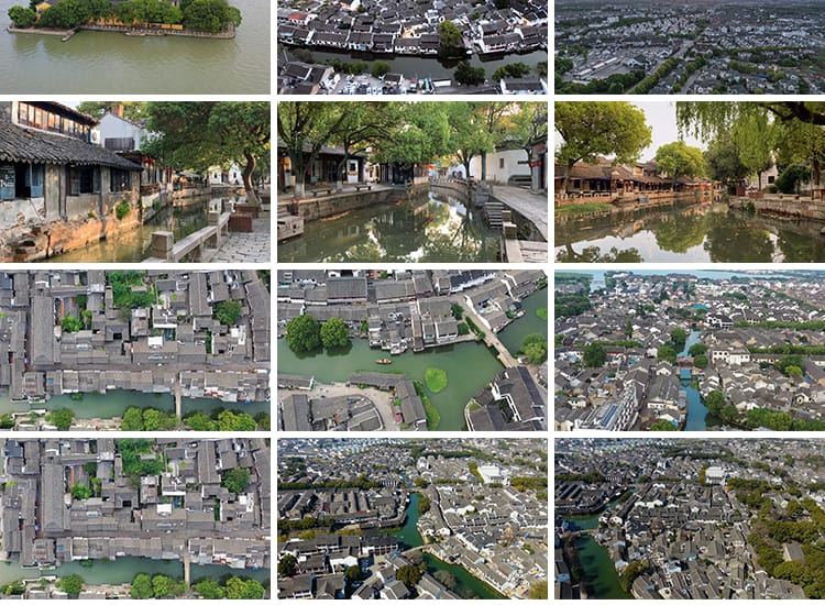 苏州同里古镇建筑旅游景点地标烟雨江南水乡风光高清剪辑视频素材