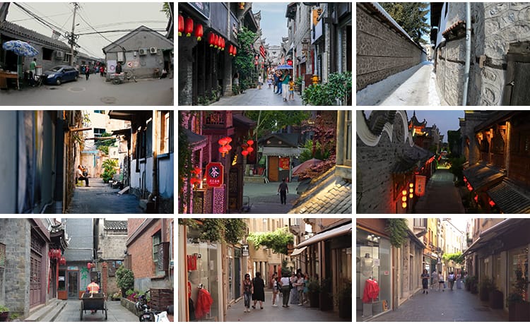 古街古巷子胡同街道人文城市生活古镇街坊老街人流抖音短视频素材