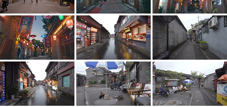 古街古巷子胡同街道人文城市生活古镇街坊老街人流抖音短视频素材