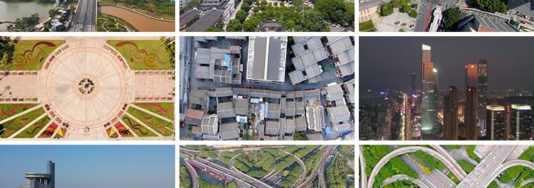 4K南宁城市建筑风光CBD天际线夜景旅游景点地标航拍延时视频素材