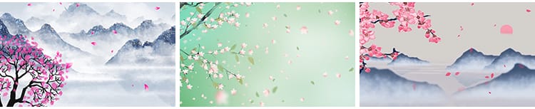 红梅花中国古风水墨民族舞蹈寒冬梅腊梅舞蹈大屏幕led背景视频素