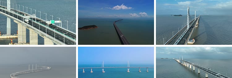 港珠澳大桥航拍跨海大桥桥梁中国梦伟大建设地标实拍高清视频素材