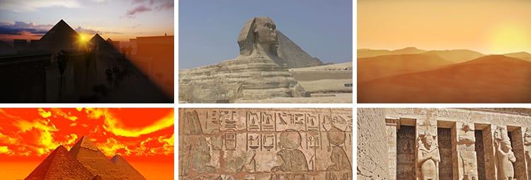 古埃及金字塔壁画石墙文字世界遗址人面狮身像神庙遗迹短视频素材