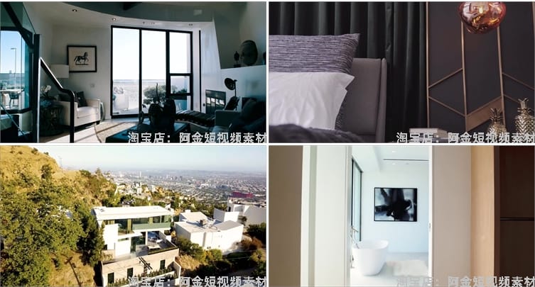 别墅豪宅室内装修设计效果图经典全景住宅实拍高清短视频抖音素材