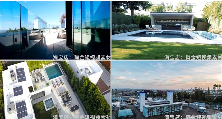 别墅豪宅室内装修设计效果图经典全景住宅实拍高清短视频抖音素材