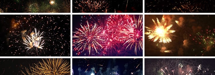 新年烟花燃放绽放实拍唯美浪漫夜景夜空绚烂喜庆礼花庆祝视频素材