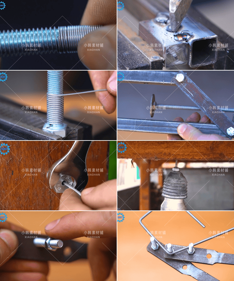 高清手艺人diy金属机械加工创意解压抖音短视频配音小说推文素材