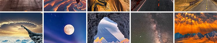 竖屏奇观风景美景自然风景治愈系山川河流夕阳抖音剪辑短视频素材
