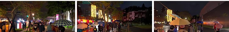 台湾台北城市走拍夜景白天漫步街道人流车流街拍视角街景视频素材