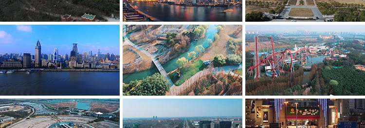 上海城市建筑风光夜景车流CBD外滩旅游东方明珠地标航拍视频素材