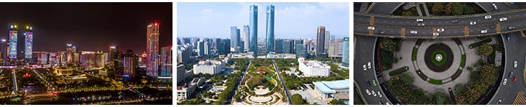 南昌城市建筑CBD航拍延时滕王阁八一广场大桥英雄纪念塔视频素材