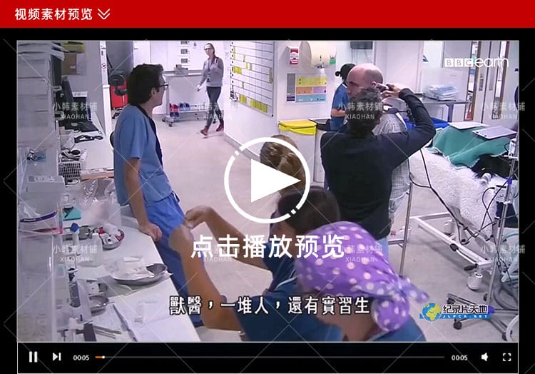 BBC动物保护纪录片超级兽医全3集中视频自媒体解说高清视频素材
